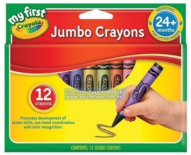 Crayola - My First - Jumbo Crayons - 12 Pack