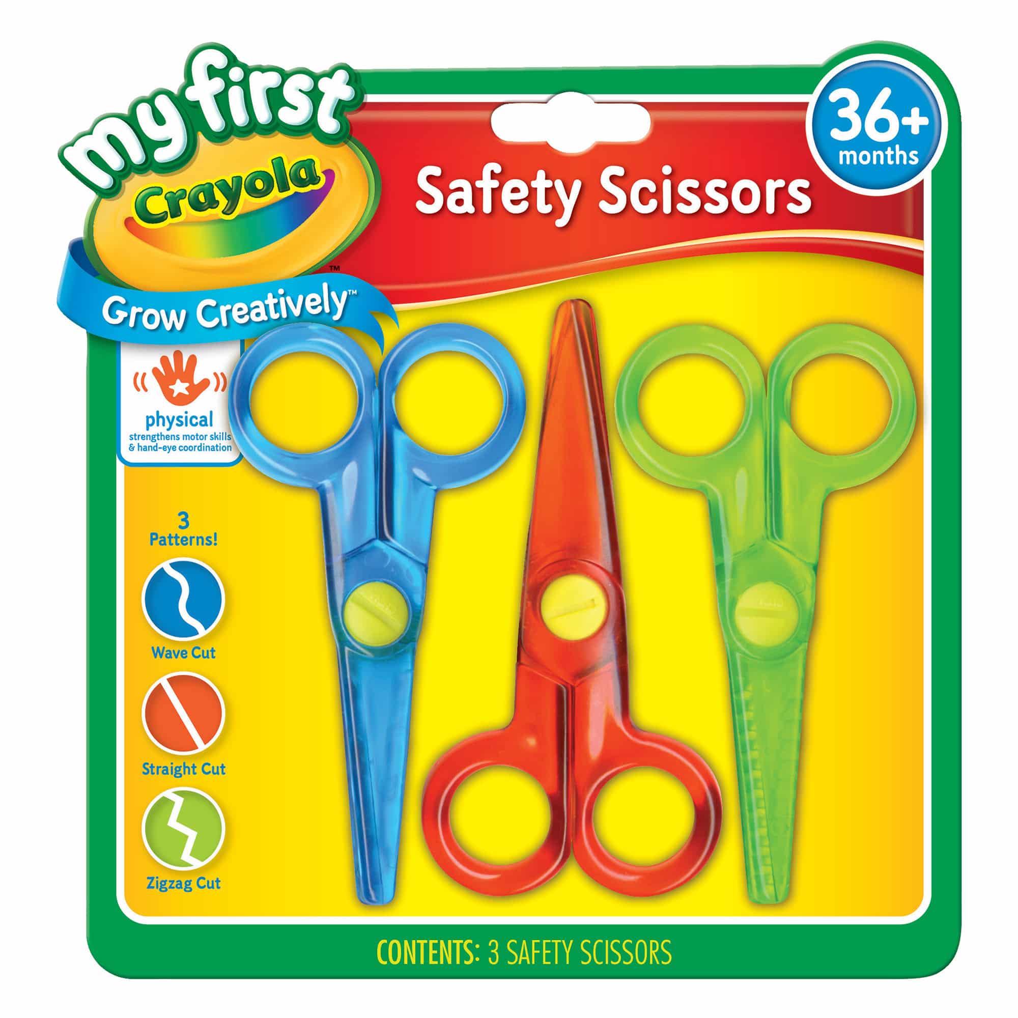 Crayola - My First - Safety Scissors - 3 Pack
