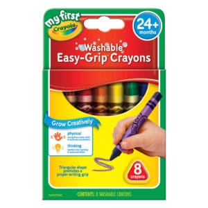 Crayola - My First - Washable Easy-Grip Crayons - 8 Pack