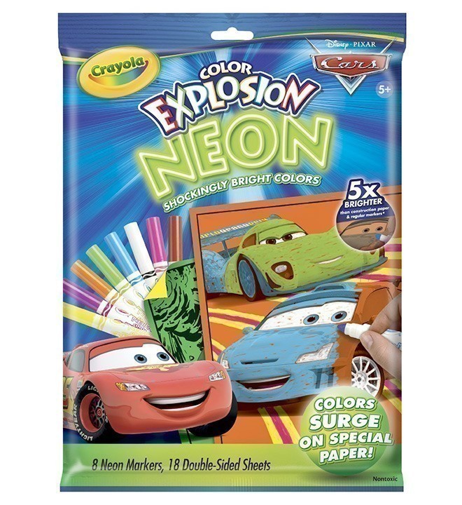 Crayola Neon Colour Explosion - Disney Cars 2