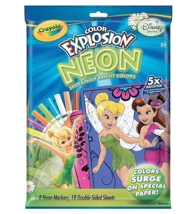 Crayola Neon Colour Explosion - Disney Fairies