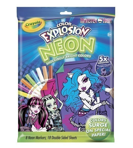 Crayola Neon Colour Explosion - Monster High