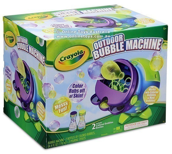 Crayola Outdoor Bubble Machine Online Toys Australia