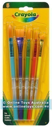 Crayola Paint Brushes - 5 Pack