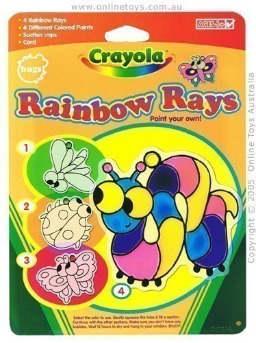 Crayola Paint Your Own Rainbow Rays - Bugs