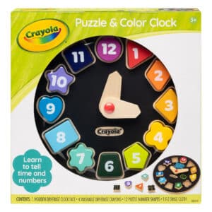 Crayola - Puzzle & Colour Clock