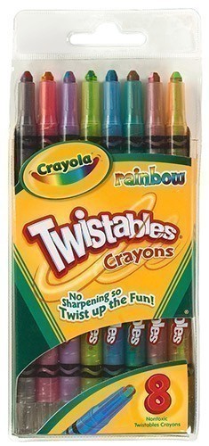 Crayola Rainbow Twistables - 8 Pack