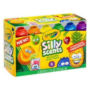 Crayola Silly Scents Washable Kids Paint - 6 Pack