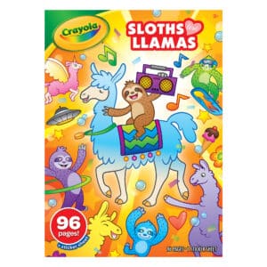 Crayola - Sloths Love Llamas Colouring Book