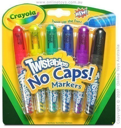 Crayola Twistables No Caps Markers