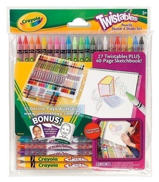 Crayola Twistables Pencils Sketch n Shade Set