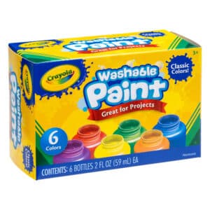 Crayola Washable Kids Paint - 6 Classic Colours