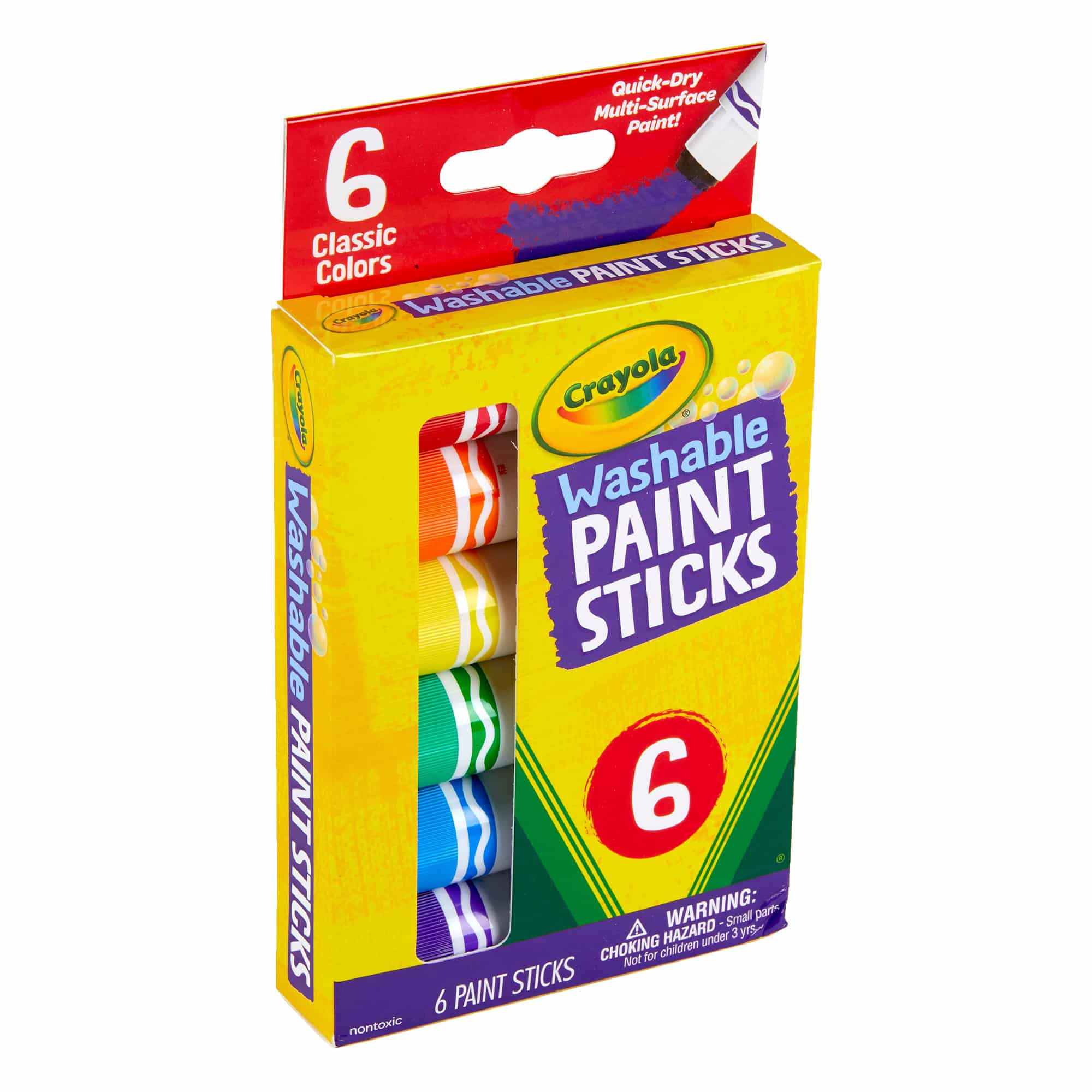 Crayola - Washable Paint Sticks - 6 Colours