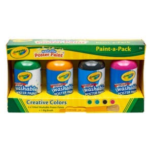 Crayola Washable Poster Paint - 4 Creative Colours