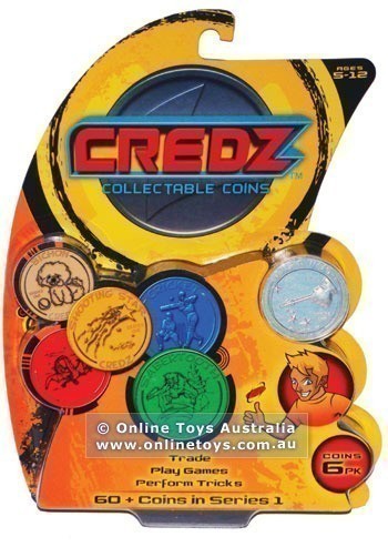 Credz Collectable Coins - 6 Coin Pack