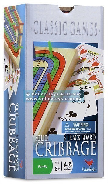 Cribbage Track Board and Cards Pack