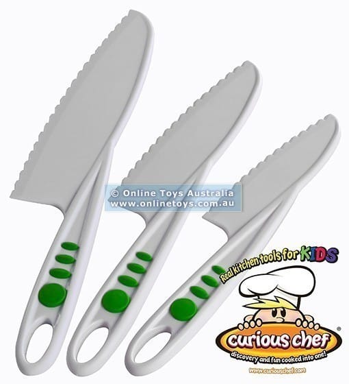 Curious Chef - Nylon Knife Set - 3 Pieces