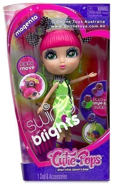 Cutie Pops - Swirly Brights - Magenta
