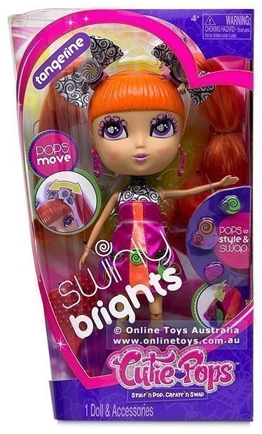Cutie Pops - Swirly Brights - Tangerine
