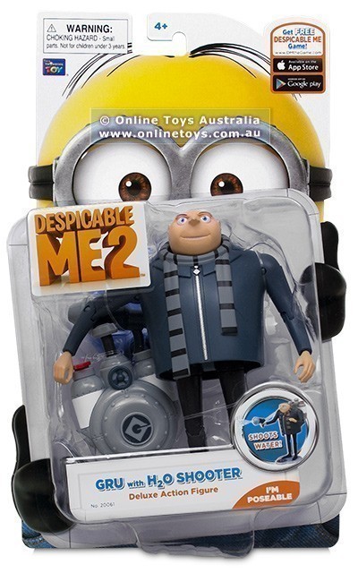 Despicable Me 2 - Deluxe Action Figure - Gru with H2O Shooter