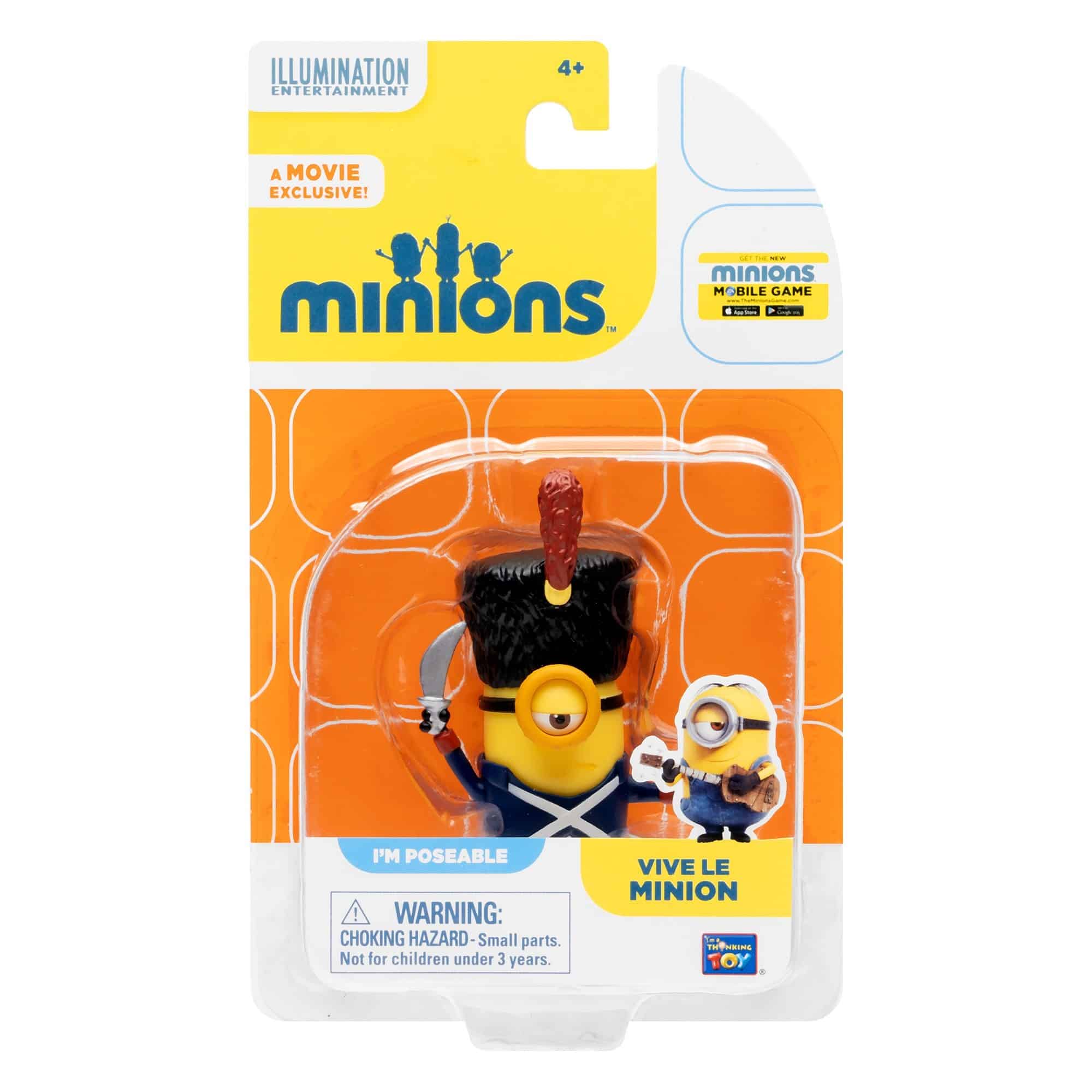 Despicable Me 2 - Minion Movie Collectible Figure - Vive Le Minion