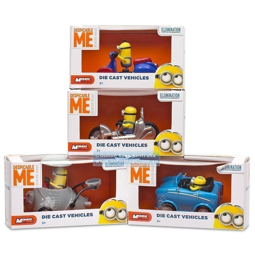 Despicable Me - Minion Die-Cast Vehicles - Dave with Convertible