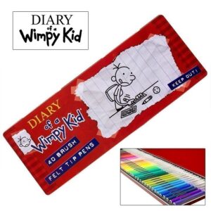Diary of a Wimpy Kid - 40 Brush Felt Tip Pens