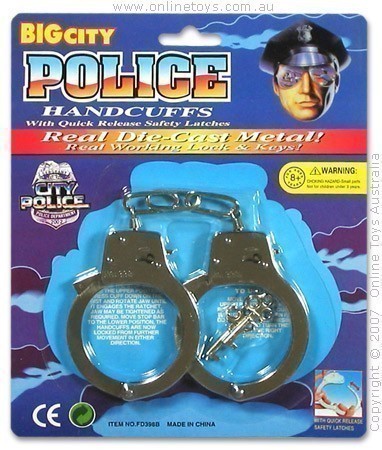 Die-Cast Toy Handcuffs