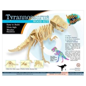 Dinosaur Skeleton Kit - 25cm Wooden Tyrannosaurus