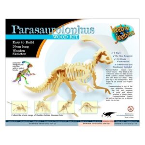 Dinosaur Skeleton Kit - 30cm Wooden Parasaurolophus