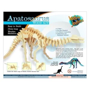 Dinosaur Skeleton Kit - 36cm Wooden Apatosaurus