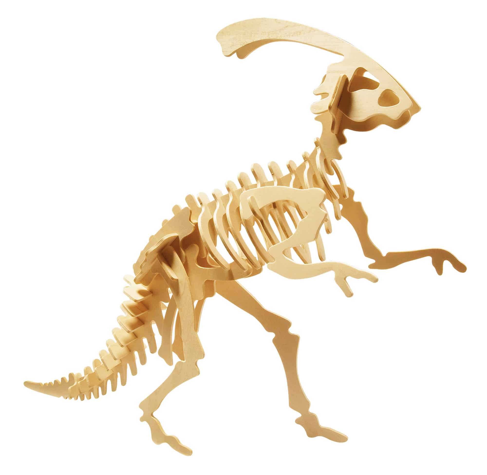 Dinosaur Skeleton Kit - 74cm Wooden Parasaurolophus