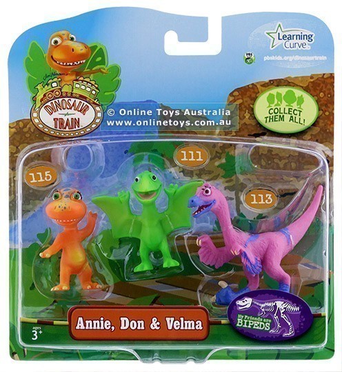 Dinosaur Train - 3 Pack - Annie Don and Velma