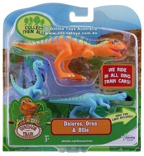 Dinosaur Train - 3 Pack - Delores Oren and Ollie