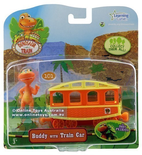 Dinosaur Train - Buddy with Train Car