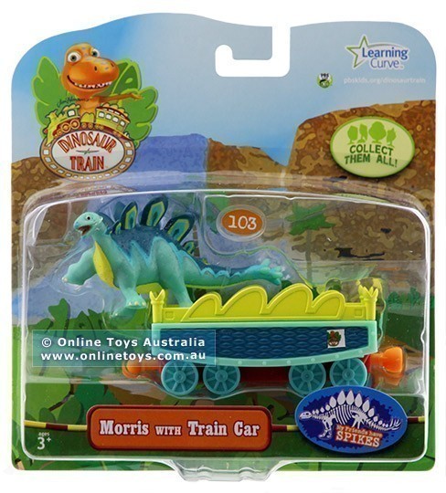 Dinosaur Train - Morris with Train Car