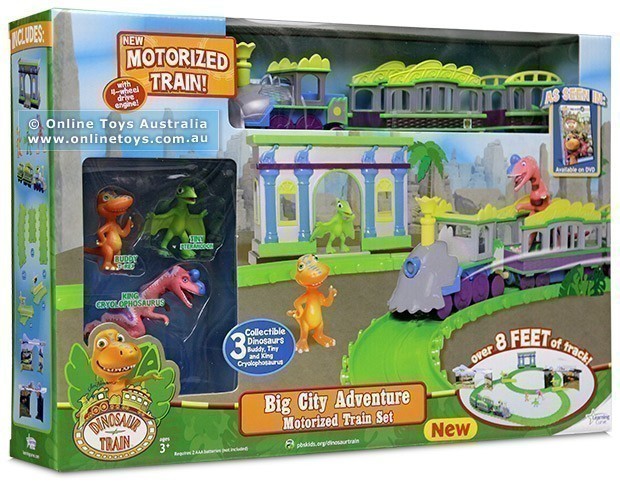 Dinosaur Train - Motorised Train Set - Big City Adventure