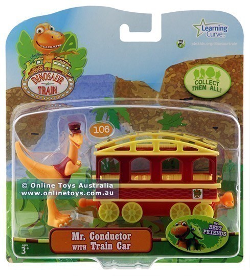 Dinosaur Train - Mr Conductor with Train Car