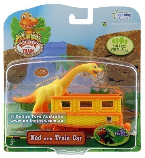 Dinosaur Train - Ned with Train Car