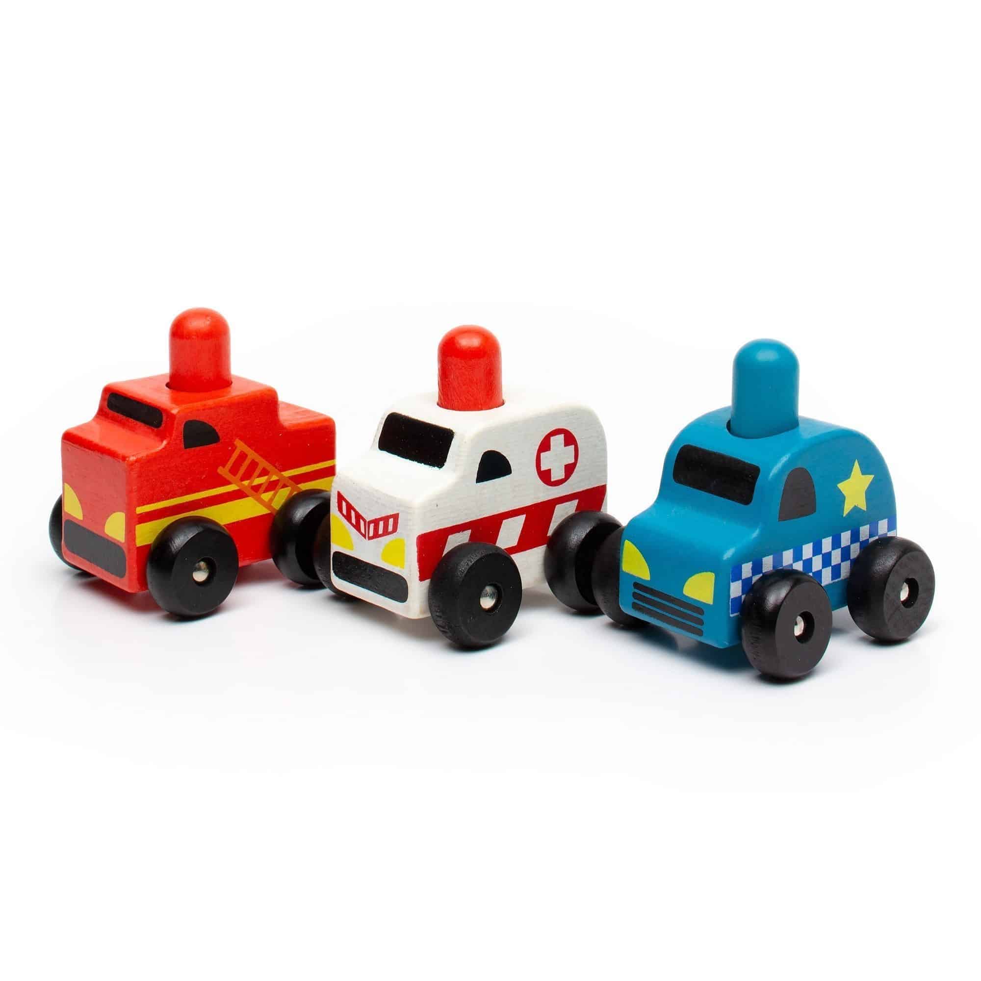 Discoveroo - Squeaker Emergency Car Set