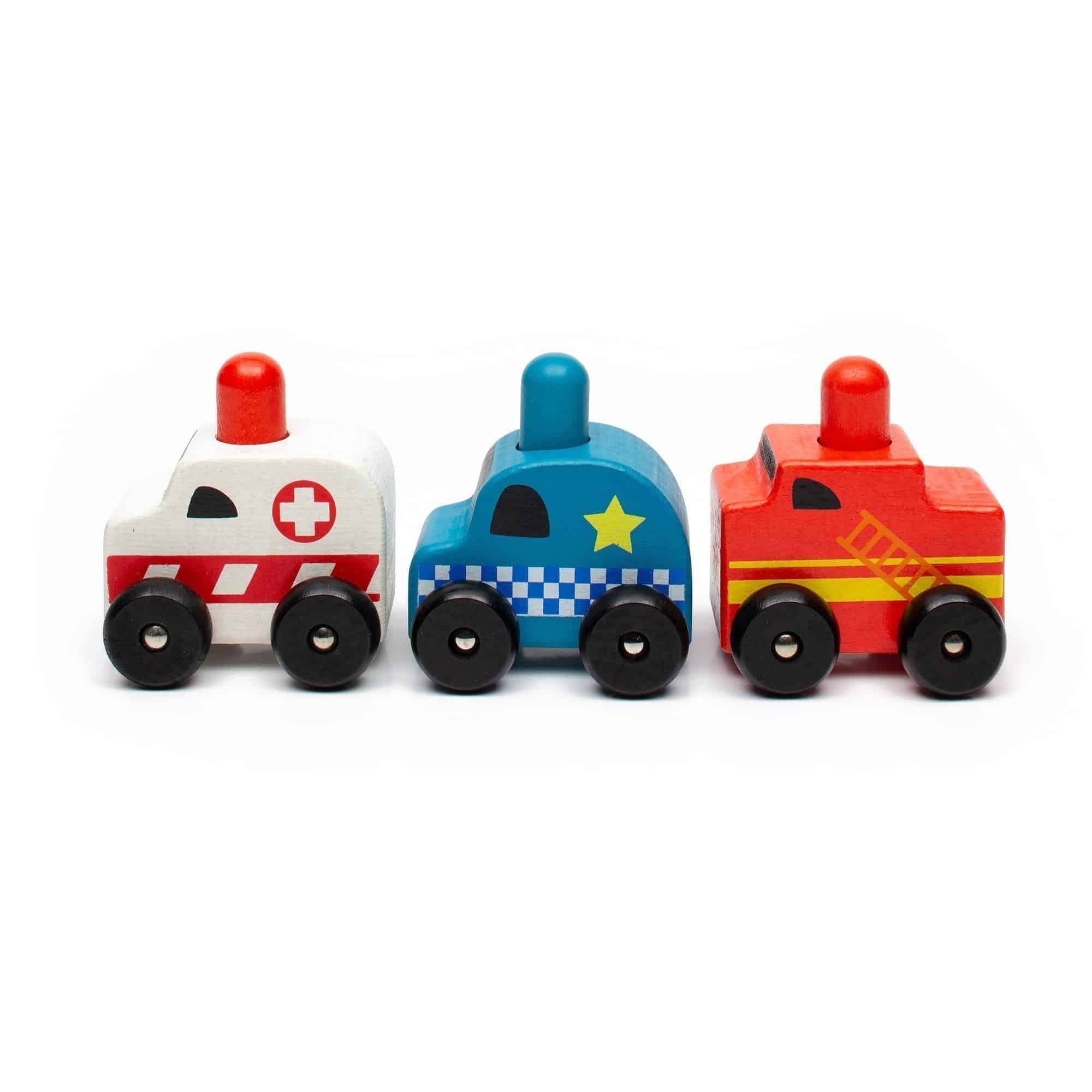 Discoveroo - Squeaker Emergency Car Set