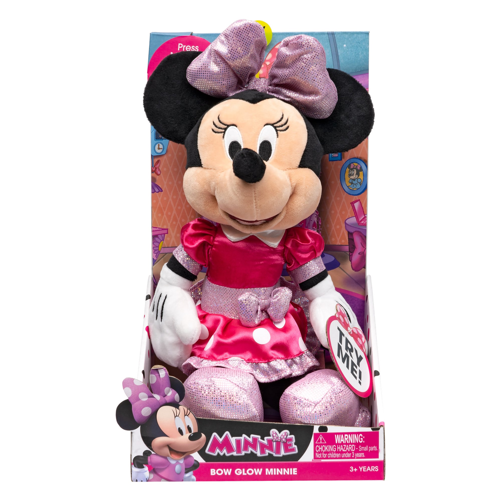 Disney - Bow Glow Minnie Plush