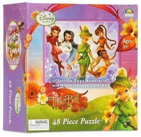 Disney Fairies - TinkerBell and the Lost Treasure - 48 piece puzzle (Purple)