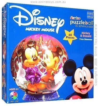 Disney Mickey Mouse Junior Puzzleball - 60 Piece Jigsaw Puzzle