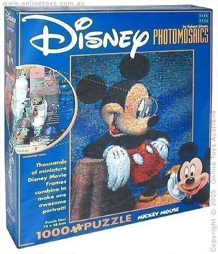 Disney Photomosaics - Mickey Mouse - 1000 Piece Jigsaw Puzzle