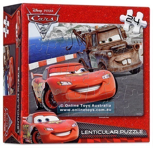 Disney Pixar Cars 2 - 24 Piece Lenticular Jigsaw Puzzle 2