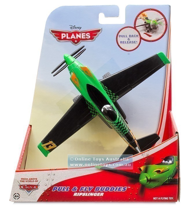 Disney Planes - Pull and Fly Buddies - Ripslinger Plane