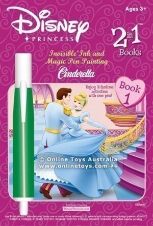 Disney Princess Cinderella - Invisible Ink and Magic Pen Painting - Book 1
