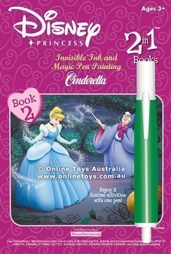 Disney Princess Cinderella - Invisible Ink and Magic Pen Painting - Book 2