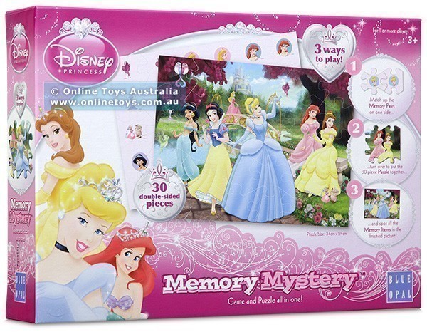 Disney Princess - Memory Mystery - Game and Puzzle in One
